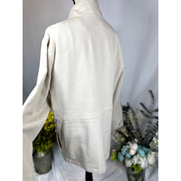 MP Piombo Safari 4 Flap Pocket Jacket Concealed zip size S - Picture 14 of 16